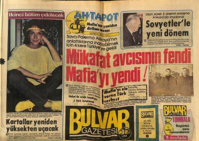 Bulvar Gazetesi 27 Aralık 1984 - Ajda Pekkan Nikaha Gelecek Mi ? GZ77098 - 1