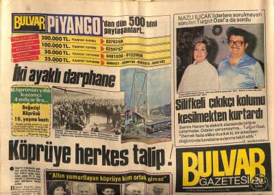 Bulvar Gazetesi 27 Ekim 1983 - Gülden Karaböcek Tahliye Edildi GZ72120 - 1