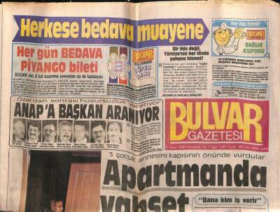 Bulvar Gazetesi 27 Ekim 1988 - Boğazda Villa Yıkımı Başladı GZ70241 - 2