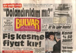 Bulvar Gazetesi 27 Nisan 1988 - Dündar Kılıçın Oğlu Yakalandı GZ70240 - 2