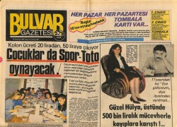Bulvar Gazetesi 28 Ağustos 1983 - Müjde Ar Anne Oldu ! GZ62599 - 1