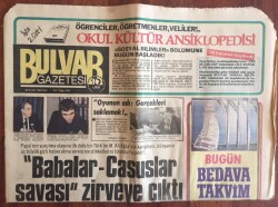 Bulvar Gazetesi 28 Aralık 1982 - Uyuşturucuya Karşı Milli Seferberlik Açılması İstendi GZ10709 - 1