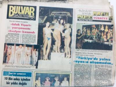 Bulvar Gazetesi 28 Mart 1982 - Plakçılık Öldü, Bir Pop Üşütüğü GZ41310 - 1