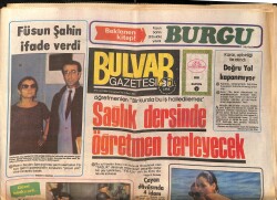 Bulvar Gazetesi 29 Eylül 1984-Emel Sayın,Zeki Müren'den Sonra Aspendos'a Çıkan 2. Sanatçı-Ferdi Tayfur Ve Necla Nazır'ın Aşkları Pamuk İpliğine Bağlı GZ159372 - Gökçekoleksiyon
