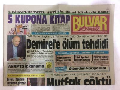 Bulvar Gazetesi 29 Haziran 1988 - Meral Zeren Yağlarını Aldırdı GZ73242 - 1