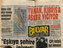 Bulvar Gazetesi 3 Şubat 1987 - Oya Aydoğan Erkekler Peşimde Pervane Olur GZ62575 - 1