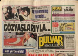 Bulvar Gazetesi 30 Ağustos 1986 - Bakan İstedi , Nükhet Duru Reddetti GZ62570 - 1