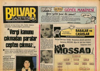 Bulvar Gazetesi 30 Aralık 1982 - Andropov , Bond Filmlerinden İlham Alıp Kadın Casus Kullanmış ! GZ126065 - 1
