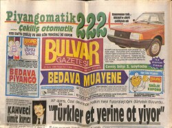 Bulvar Gazetesi 30 Ekim 1988 - Başbakan Özal Korumaların Kolunda GZ70238 - 1