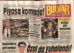 Bulvar Gazetesi 30 Nisan 1988 - Semra Özal Singapurda Ayın Kadını ! GZ70234 - 1