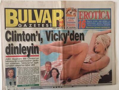 Bulvar Gazetesi 4 Ekim 1998 - Hülya Avşar Birilerine Laf Atmadan Duramıyor GZ28594 - 1