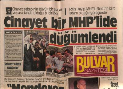 Bulvar Gazetesi 4 Haziran 1988 - Şarkıcı Seda Sayan 7 Yıllık Sevgilisi Rıdvan Kılıçı Terketti GZ81495 - 1