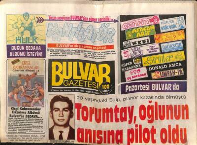 Bulvar Gazetesi 4 Temmuz 1987 - Zuhal Olcay Moskova Yolcusu GZ70254 - 2