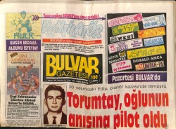 Bulvar Gazetesi 4 Temmuz 1987 - Zuhal Olcay Moskova Yolcusu GZ70254 - 1