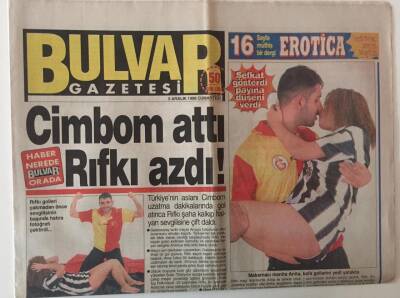 Bulvar Gazetesi 5 Aralık 1998 - Cimbom Attı Rıfkı Azdı GZ26709 - 1