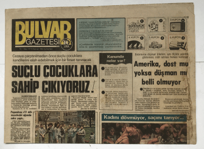 Bulvar Gazetesi 5 Haziran 1982 - Amerika , Dost Mu Yoksa Düşman Mı Belli Olmuyor GZ5515 - 1