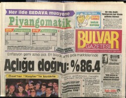 Bulvar Gazetesi 5 Kasım 1988 - Sokaktaki Enflasyon Yüzde 110 GZ61367 - 2