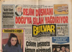 Bulvar Gazetesi 5 Şubat 1987 - Rejim Düşmanı Doğuya Silah Yağdırıyor GZ62574 - 1