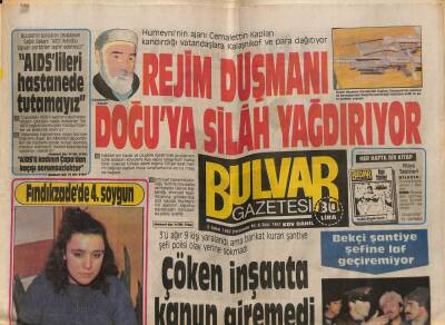 Bulvar Gazetesi 5 Şubat 1987 - Rejim Düşmanı Doğuya Silah Yağdırıyor GZ62574 - 1
