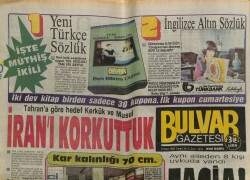 Bulvar Gazetesi 6 Mart 1987 - TRTde Lojman Kavgası ! GZ70278 - 1