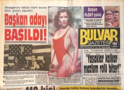 Bulvar Gazetesi 6 Mayıs 1987 - Barış Manço Ev Sahibi - Türkan Şoray İle Cihan Ünal Hasret Giderdiler GZ159262 - 1