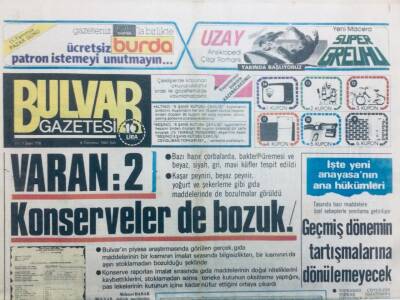 Bulvar Gazetesi 6 Temmuz 1982 - Emel Sayın Avustralya ya Gidiyor GZ41017 - 1