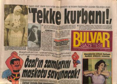 Bulvar Gazetesi 9 Haziran 1988 - Ajda Pekkanın At Keyfi GZ81487 - 1
