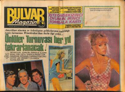 Bulvar Gazetesi Magazin Eki 12 Eylül 1983 - Azra Balkan Ben Soyunursam Birçoğu Giyinmek Zorunda Kalır GZ94186 - 1