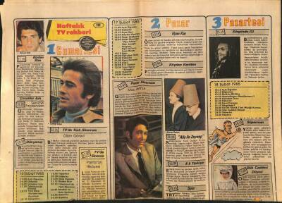 Bulvar Gazetesi Magazin Eki 16 Şubat 1985 - Urfalı Aşık Kızı Alamadı Ailesini Kurşuna Dizdi GZ89044 - 1