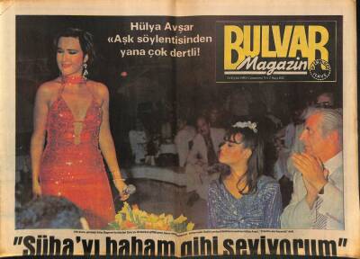 Bulvar Gazetesi Magazin Eki 24 Eylül 1983 - Hülya Avşar Aşk Söylentisinden Yana Çok Dertli ! GZ94190 - 1