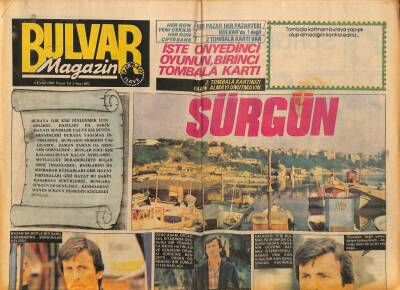 Bulvar Gazetesi Magazin Eki 4 Eylül 1983 - Sürgün Fotoromanı * Hülya Avşar GZ94180 - 1