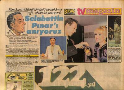 Bulvar Gazetesi Magazin Eki 4 Şubat 1985 - Gönül Yazar - Sabite Tur GZ89048 - 1