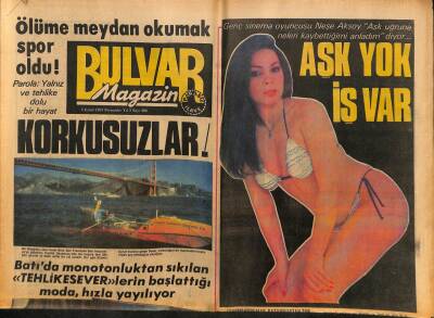 Bulvar Gazetesi Magazin Eki 8 Eylül 1983 - İkinci Bir Çocuk İsteyen Diana , Umutsuzluk İçinde ! GZ94184 - 1