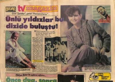 Bulvar Gazetesi Tv Magazin Eki 25 Ocak 1985 - Gitti Şahika , Geldi Prenses Daisy GZ81375 - 1