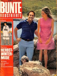 Bunte Illustrierte 1. 9. 1970 - Karim Aga Khan, Elsa Martinelli, Begum Salima NDR85160 - Gökçekoleksiyon