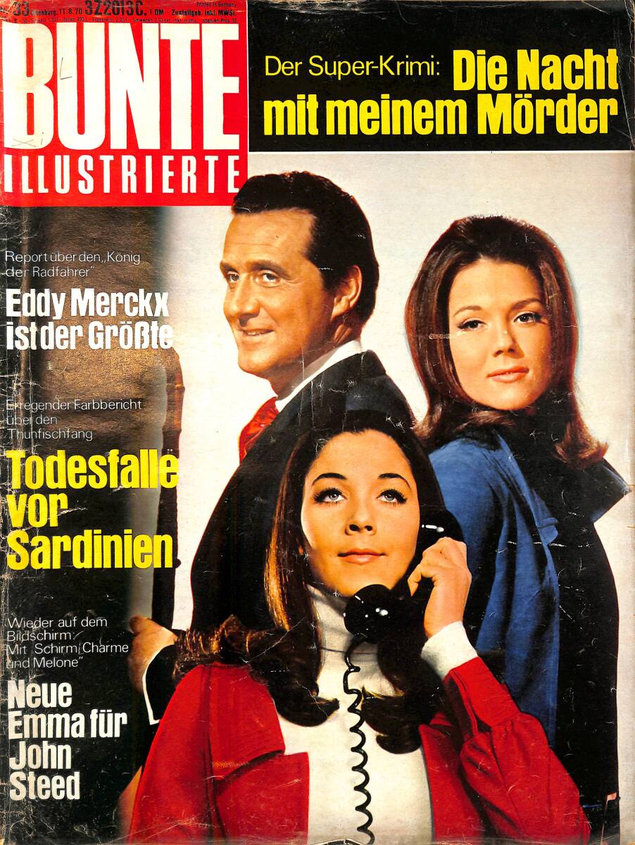 Bunte Illustrierte 11.8.1970 Nr.33 – Diana Rigg – Emma Peel – Patrick Macnee NDR100775 - 1