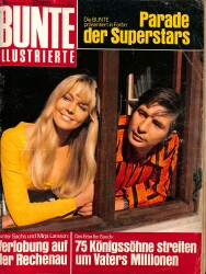 Bunte Illustrierte 12. 11. 1969 - Brigittr Bardot, König Frederik, Königin Elizabeth, Liz Taylor NDR85163 - Gökçekoleksiyon