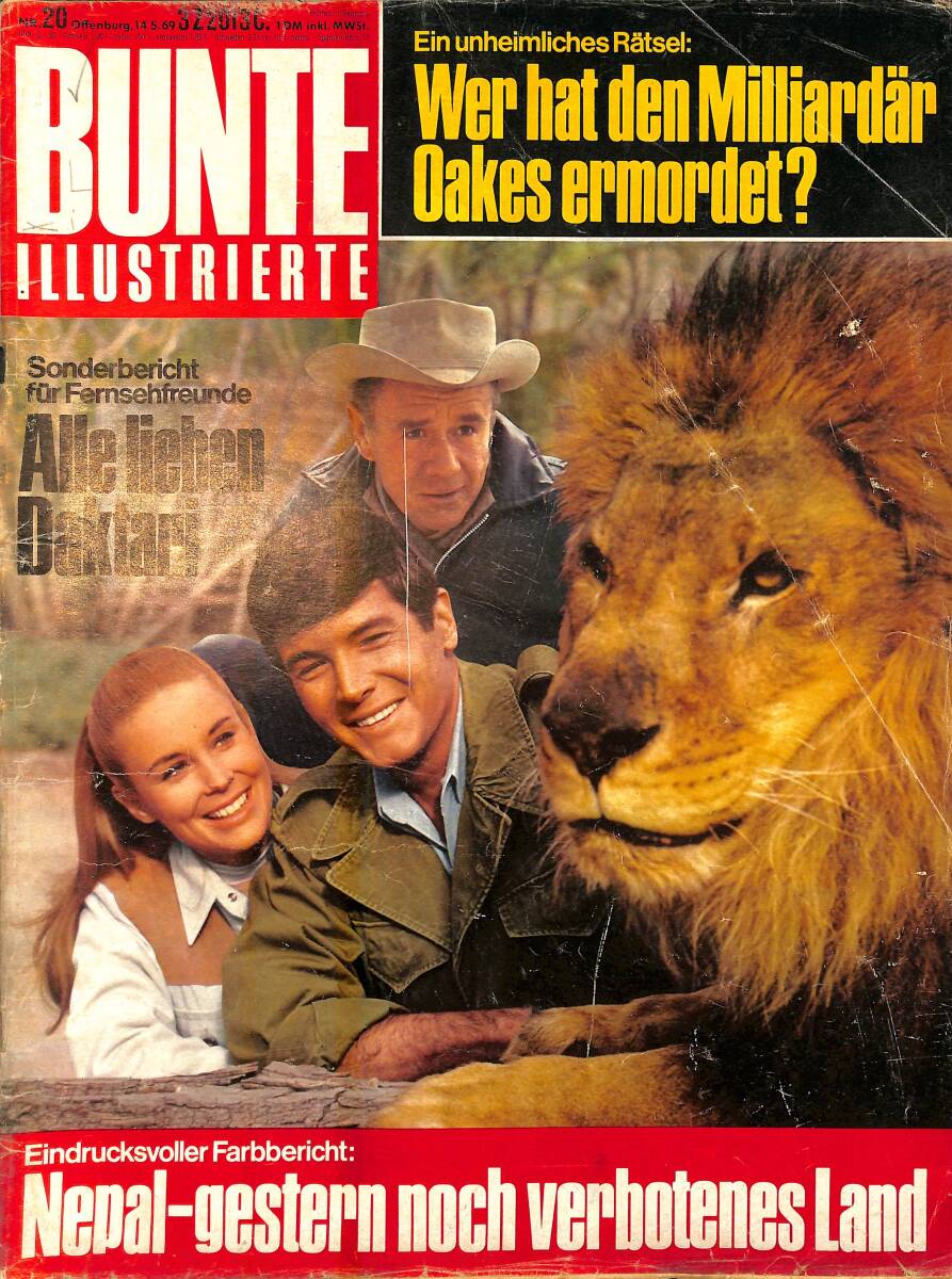 Bunte Illustrierte 14.5.1969 – Nr.20 - Harry Oakes, Shirley Oakes, Harold Christie – Tom Jones NDR100769 - 1