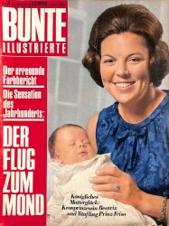 Bunte Illustrierte 15. 1. 1969 - Prinz Friso, Sophia Loren, Mann Carlo Ponti NDR85154 - Gökçekoleksiyon