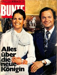 Bunte Illustrierte 18. 3. 1976 - Richard Hauptmann, Susan Ford, Gracia Patricia NDR85157 - Gökçekoleksiyon