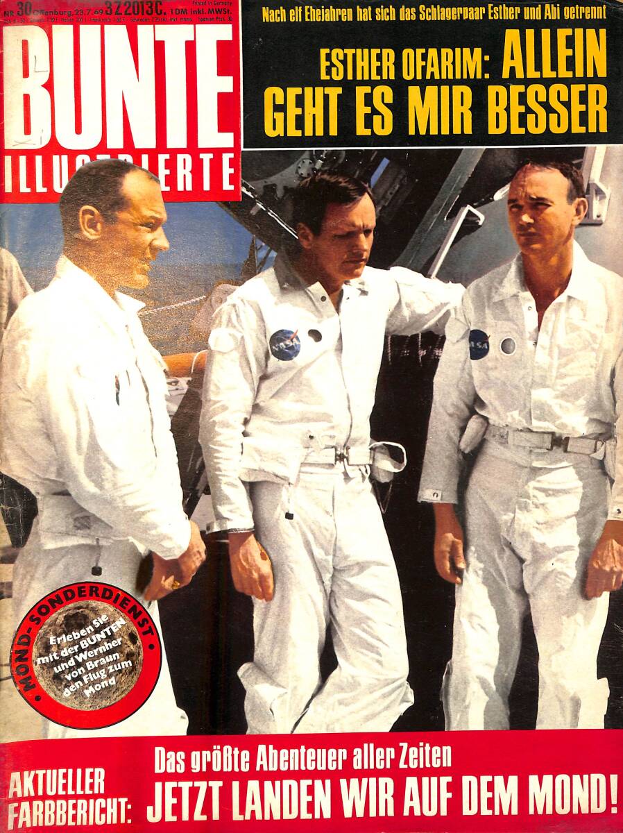 Bunte Illustrierte 23.7.1969 Nr.30 – Esther Ofarim: Allein Geht Es Mir Besser – John F. Kennedy – Lyndon B. Johnson – Maria Trujillo NDR100776 - 1