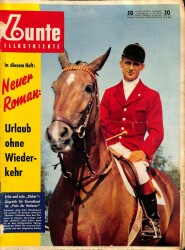 Bunte Illustrierte 27. 7. 1957 - Sonja Daskalova, Albert Einstein NDR85022 - Gökçekoleksiyon