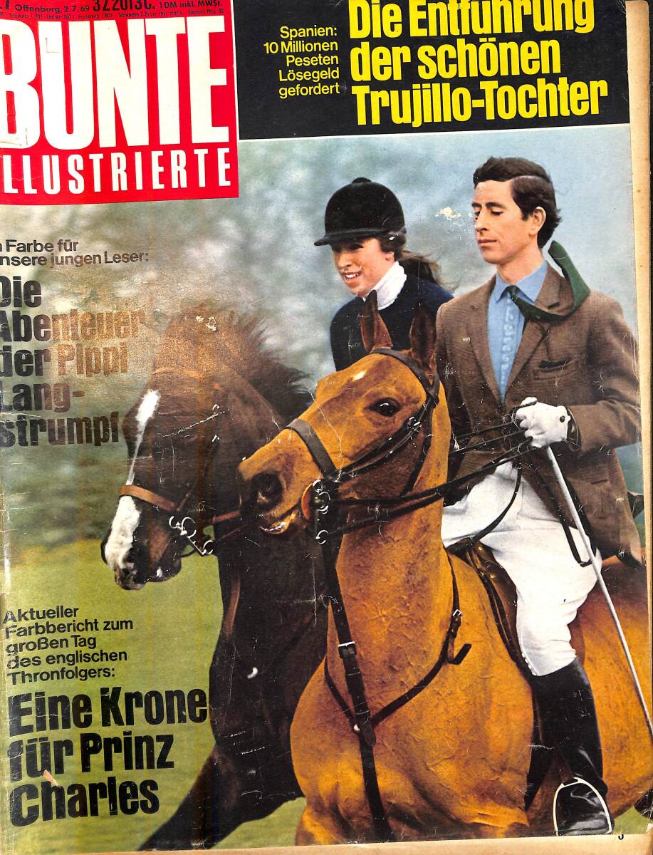 Bunte Illustrierte 2.7.1969 – Nr.27 – Prinzessin Paola Bei Kaiserin Farah, Sophia Loren NDR100820 - 1