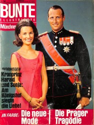Bunte Illustrierte 4. 9. 1968 - Kronprinz Harald Von Norwegen Und Prinzessin Sonja, Joseph Kennedy NDR85168 - Gökçekoleksiyon