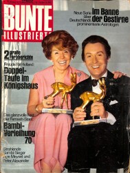 Bunte Illustrierte Nr 11 10 Mart 1970 - Prinzessinnen Beatrix, Gracia Patricia Geteilte Freuden NDR83756 - Gökçekoleksiyon