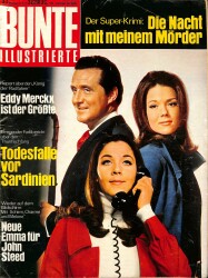 Bunte Illustrierte Nr 33 11 Ağustos 1970 - Eddy Merckx, Mireille Mathieu, Emma NDR83754 - Gökçekoleksiyon