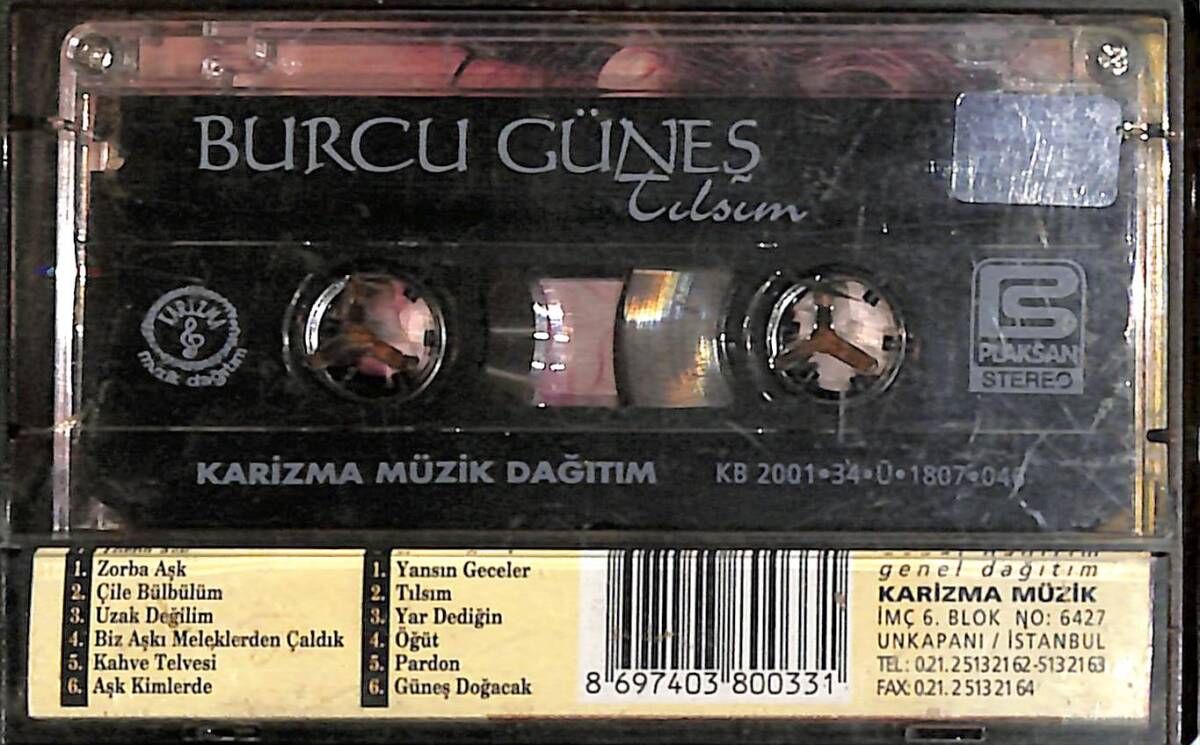 Burcu Güneş - Tılsım Kaset (İkinci El) KST27366 - 2