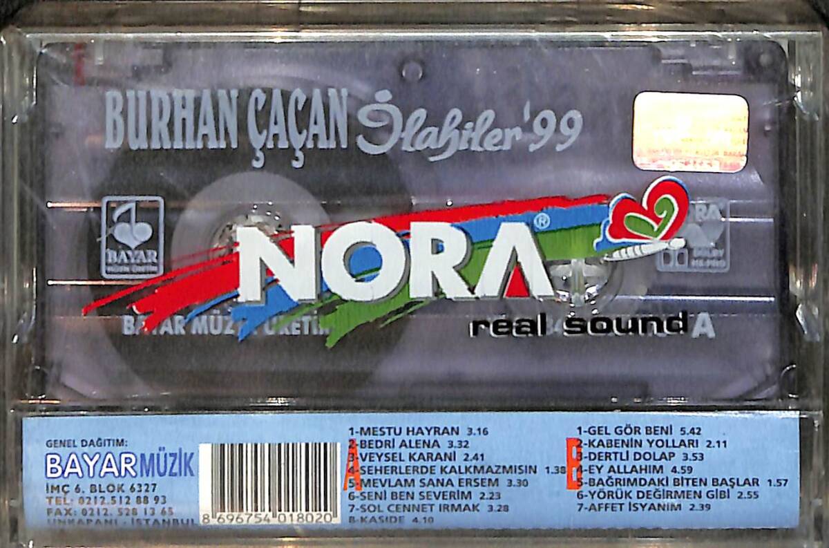 Burhan Çaçan - İlahiler'99 Kaset (Sıfır) KST28035 - 2