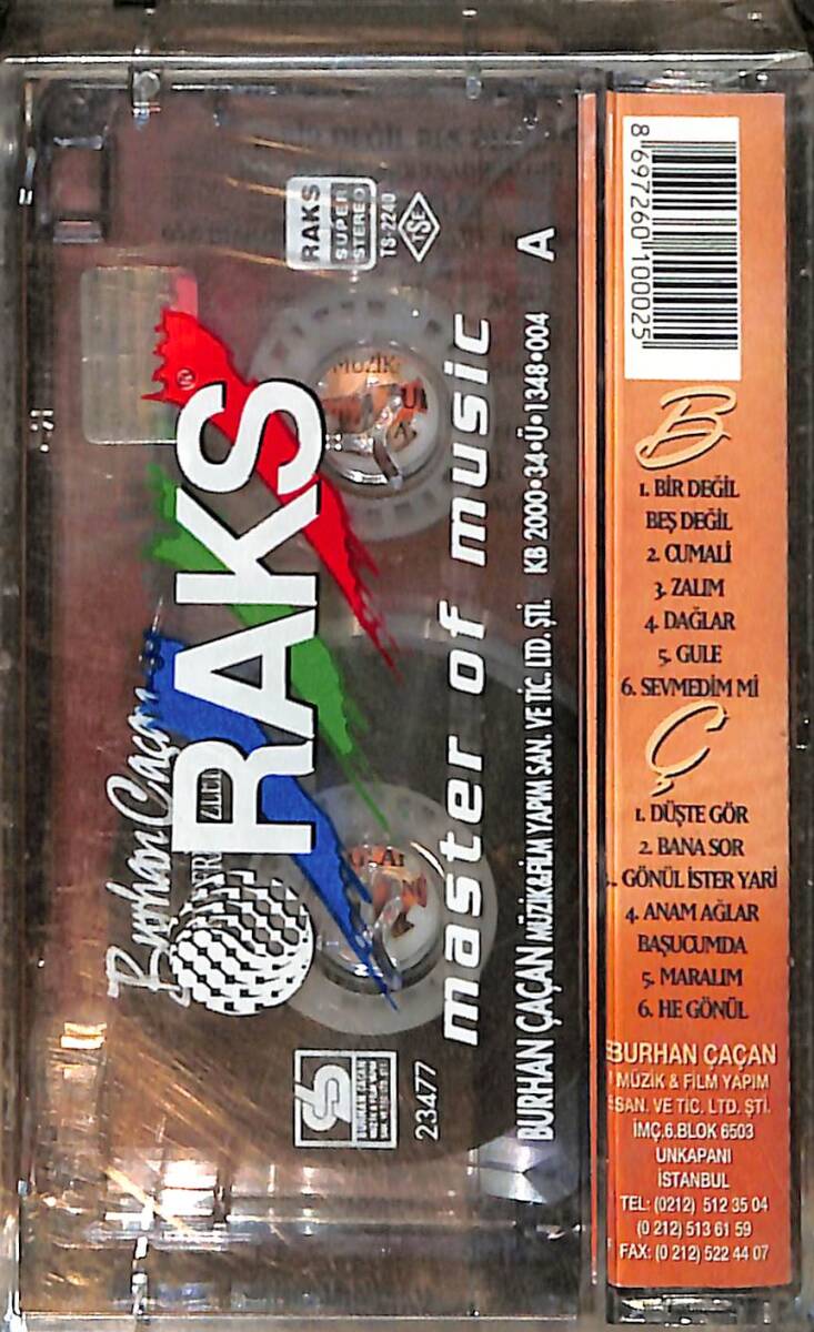 Burhan Çaçan – Türküleri Özledim (Sıfır Kaset) KST28810 - 2