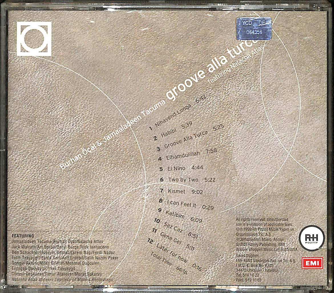 Burhan Öçal & Jamaaladeen Tacuma : Groove Alla Turca CD (İkinci El) CD4731 - 2